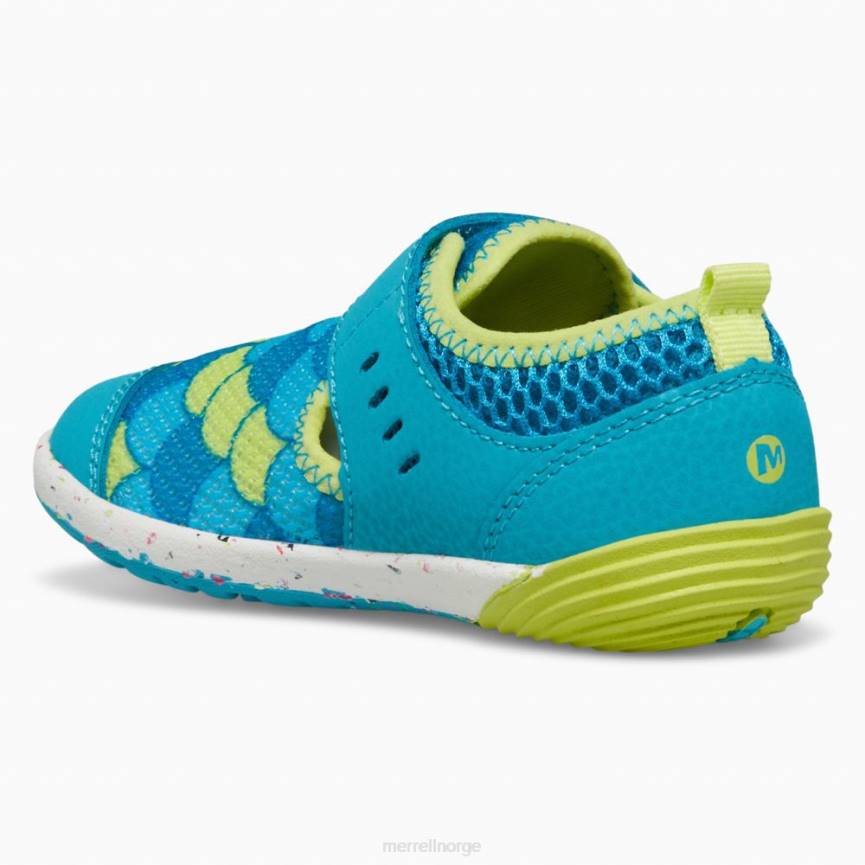 64NP1394 turkis/lime Merrell bare steps vannsko (ml166803)