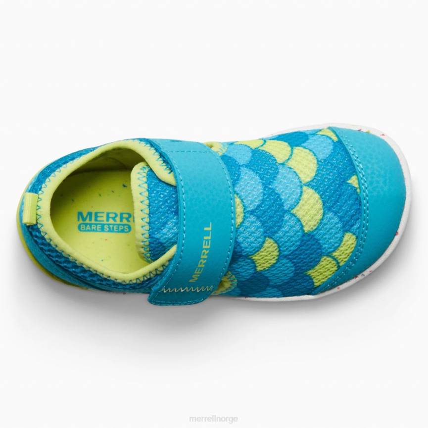 64NP1394 turkis/lime Merrell bare steps vannsko (ml166803)