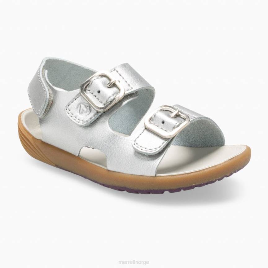 64NP1402 sølv Merrell sandal med bare trinn (ml161231)