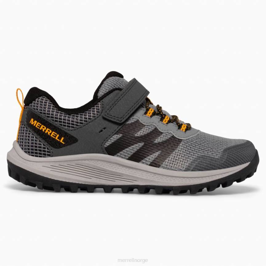 64NP1356 grå/oransje Merrell nova 3 joggesko (mk266785)