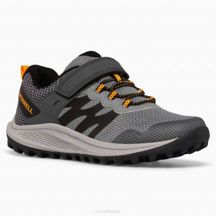 64NP1356 grå/oransje Merrell nova 3 joggesko (mk266785)