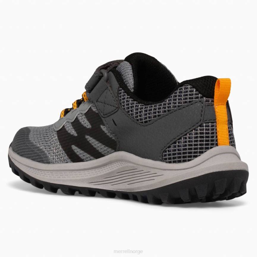 64NP1356 grå/oransje Merrell nova 3 joggesko (mk266785)