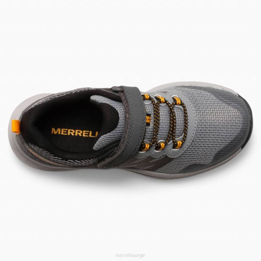 64NP1356 grå/oransje Merrell nova 3 joggesko (mk266785)