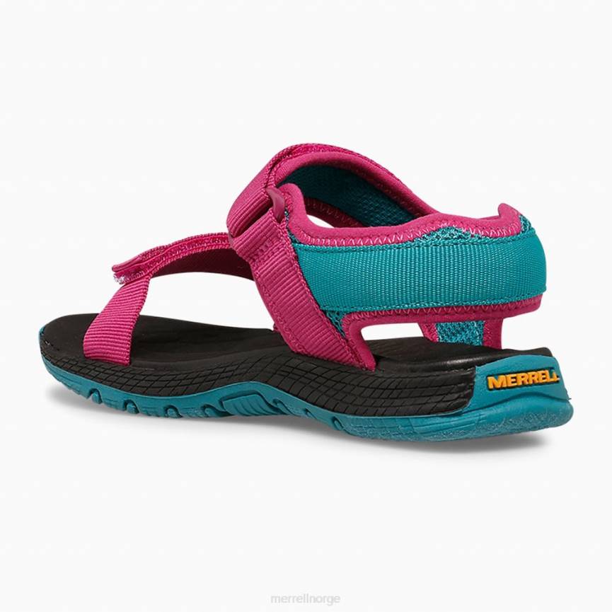 64NP1397 bær/multi Merrell kahuna web sandal (mk165675k)