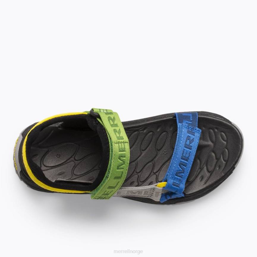 64NP1398 svart/multi Merrell kahuna web sandal (mk265672k)