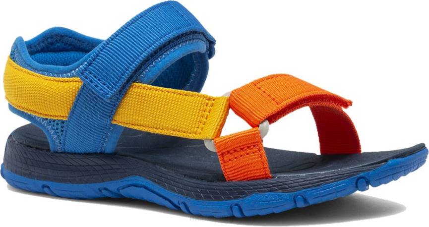 64NP1399 blå multi Merrell kahuna web sandal (mk264947k)