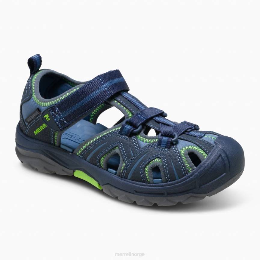 64NP1413 marine/grønn Merrell hydro sandal (my53375)