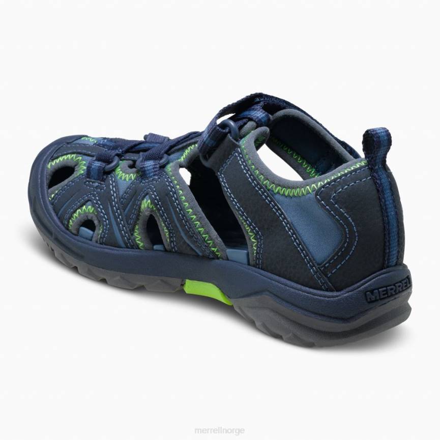 64NP1413 marine/grønn Merrell hydro sandal (my53375)