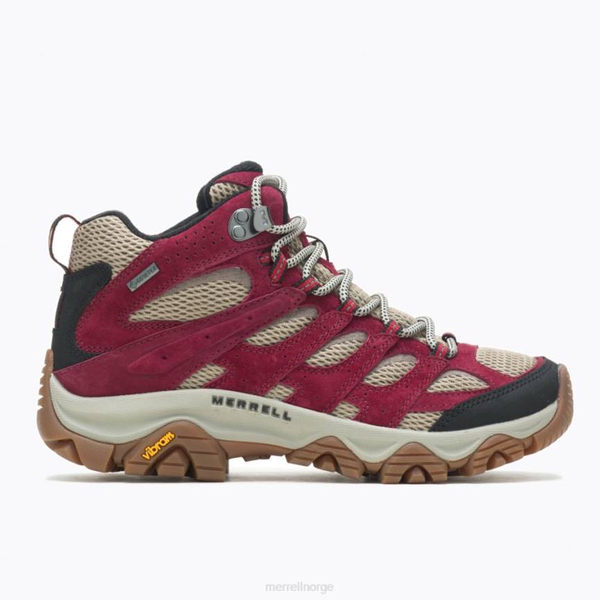 64NP897 cabernet Merrell moab 3 mid gore-tex (j036866)