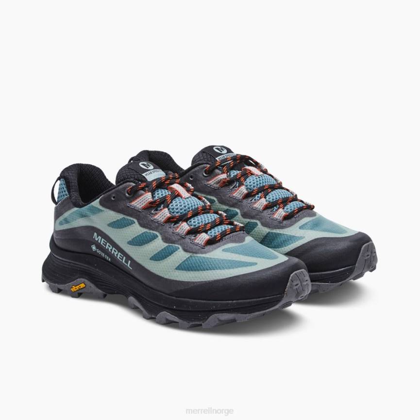 64NP989 mineral Merrell moab speed gore-tex (j067008)