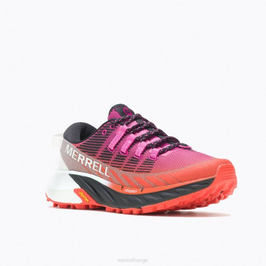 64NP925 fuchsia/mandarin Merrell agility peak 4 (j067524)