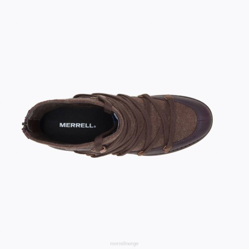 64NP1122 burgunder Merrell shiloh ii varm (j004826)