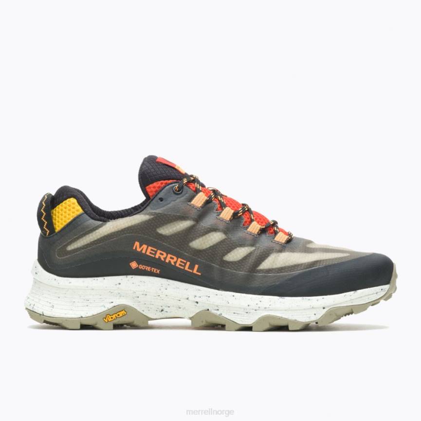 64NP24 svart/multi Merrell moab speed gore-tex (j067457)