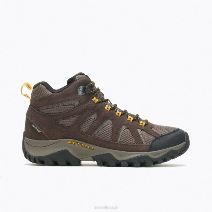 64NP604 espresso Merrell oakcreek mid vanntett bred bredde (j036401w)