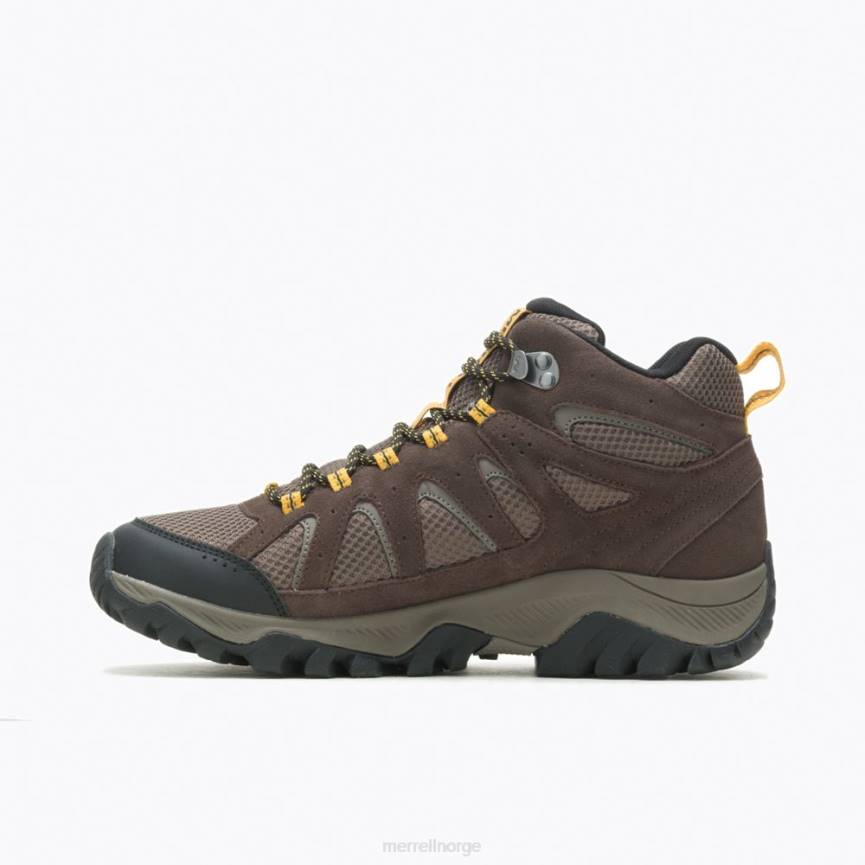 64NP604 espresso Merrell oakcreek mid vanntett bred bredde (j036401w)