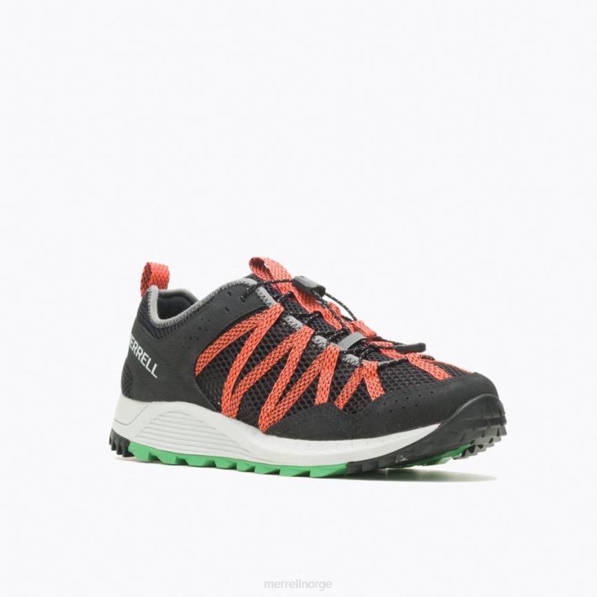 64NP698 svart/mandarin Merrell wildwood aerosport (j067675)