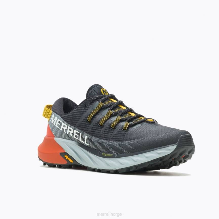 64NP83 svart/høytliggende Merrell agility peak 4 (j067347)