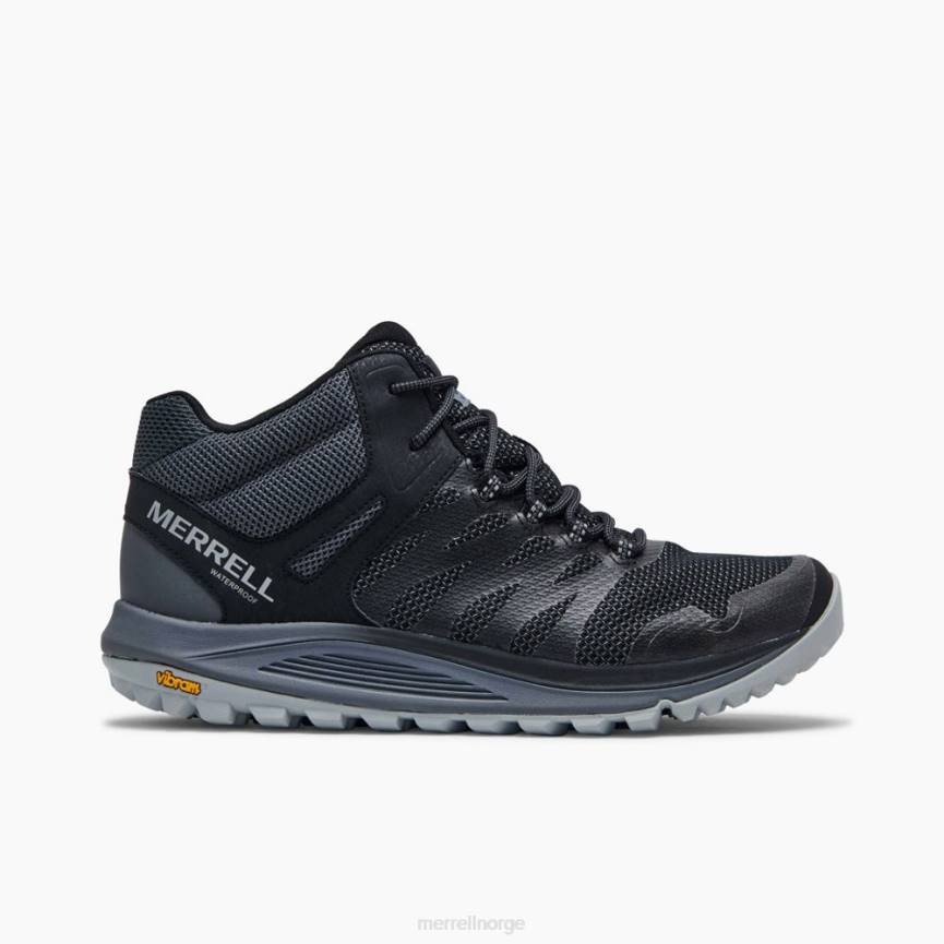 64NP208 svart Merrell nova 2 mid vanntett (j035579)