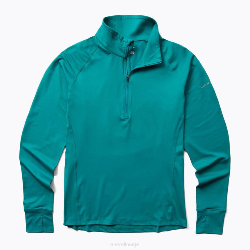 64NP1126 innsjø Merrell stiløping 1/4 zip (jwf26557-438)