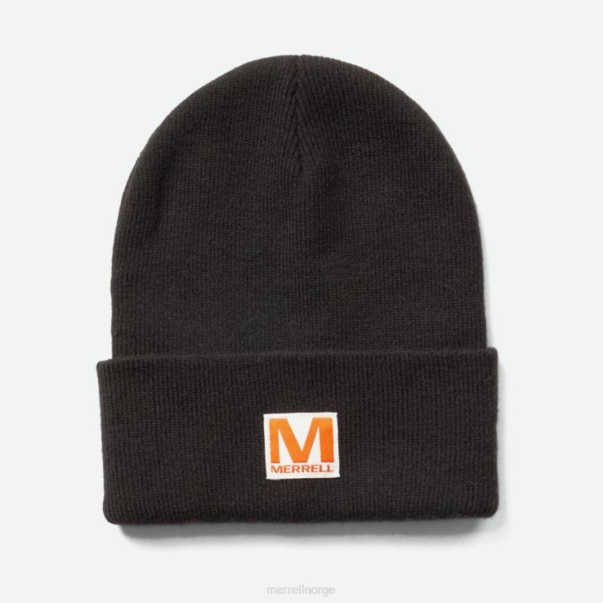 64NP223 svart Merrell patch beanie (jaf26639-010)