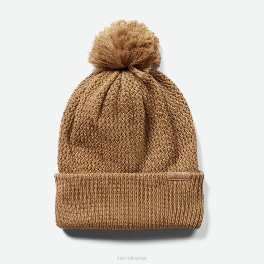 64NP377 sepia fargetone Merrell vaffel bobble beanie (jaf26648-176)